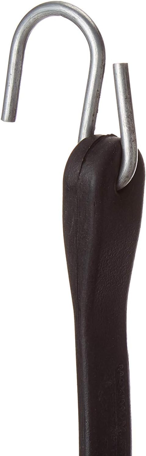 Pack of 25 41 inch Rubber Bungee Cords with Metal S Hooks D644
