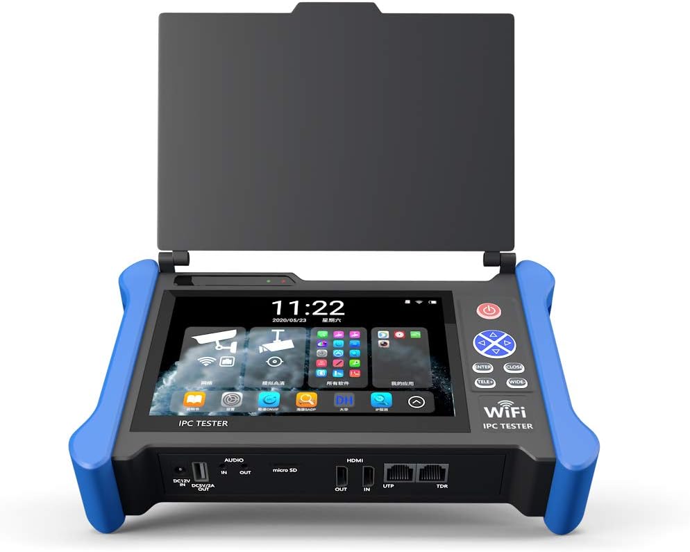 7 Inch IPS Touch Screen H.265 6K IP Camera Tester with Anti-Sunlight Cover Y367008