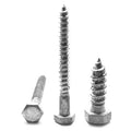 3/8 inch-7 x 5 1/2 inch Hex Lag Screw Low Carbon Steel Hot Dip Galvanized Pk 225 G595466