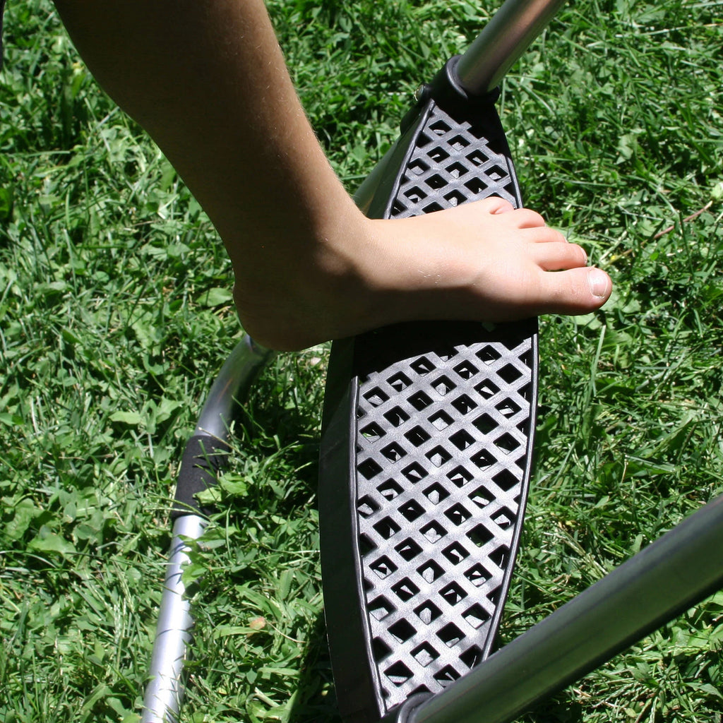 40 inch Wide-Step Trampoline Ladder with Wind Stakes O191910