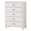 White 5-Drawer Chest L5718