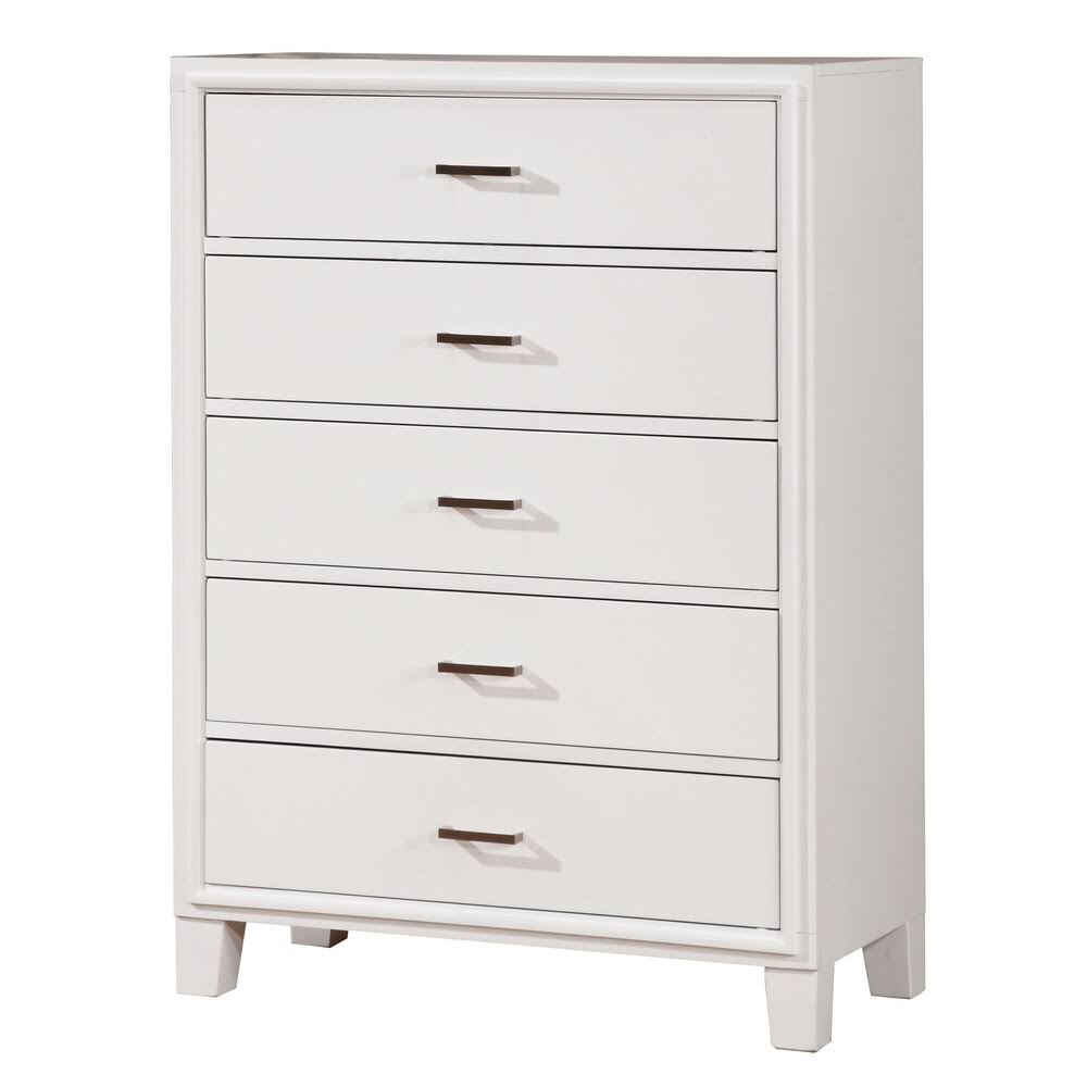 White 5-Drawer Chest L5718