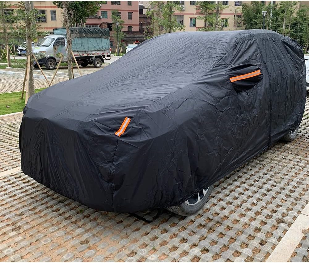 Heavy Duty All Weather Outdoor Full Car Cover with Zipper Y515590