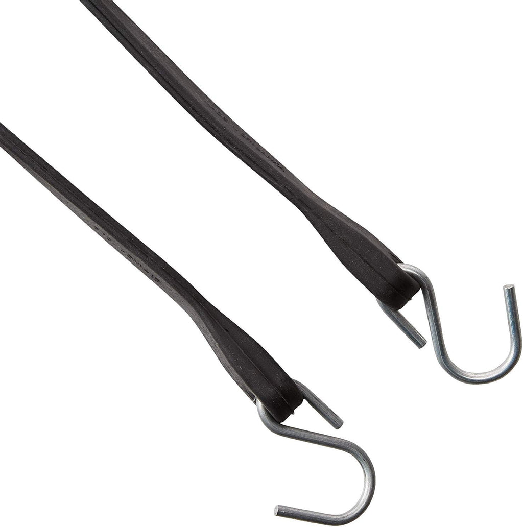 Pack of 25 41 inch Rubber Bungee Cords with Metal S Hooks D644