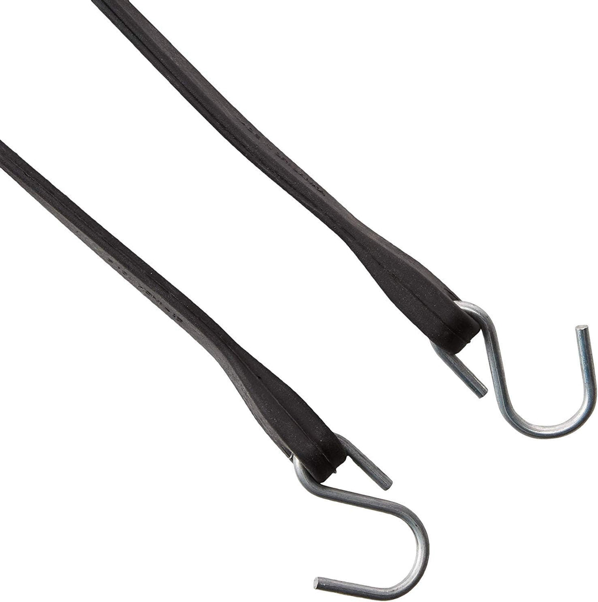 Pack of 25 41 inch Rubber Bungee Cords with Metal S Hooks D644