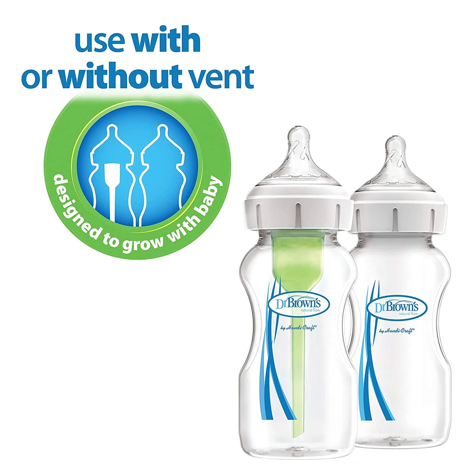 Blue Nature Designs 8oz Baby Bottles 4 Pack N2444