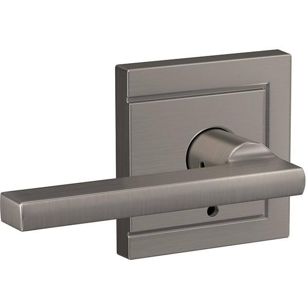 Satin Nickel Finish Passage and Privacy Lock Lever T965