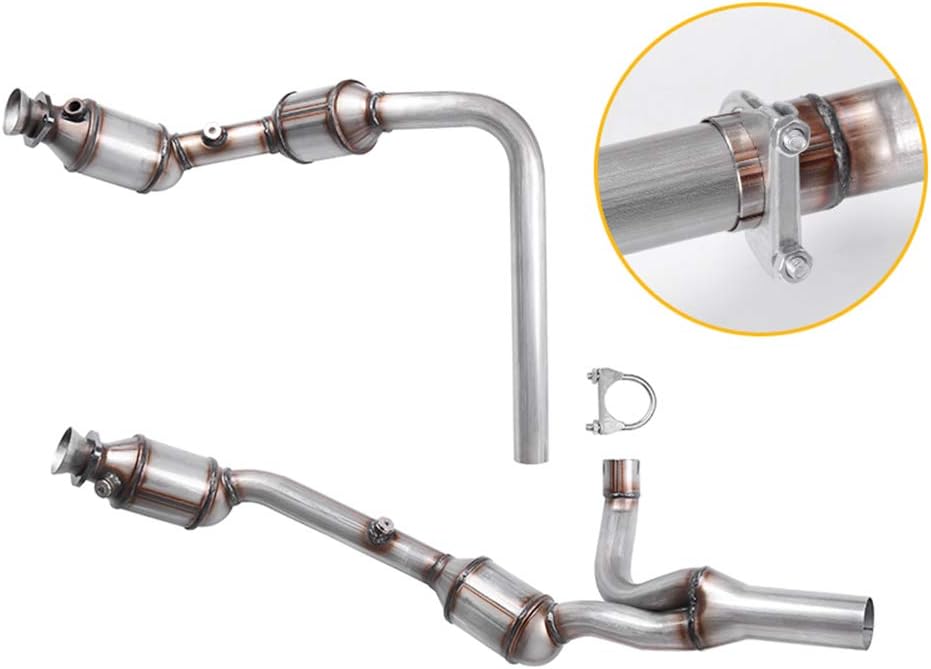 Catalytic Converter Compatible with 2007-2009 Jeep Wrangler JK 3.8L Direct-Fit Stainless Steel P82084