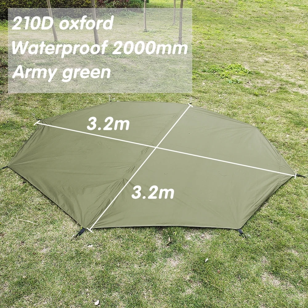 10 x 10ft Waterproof Tent Footprint Groundsheet D674