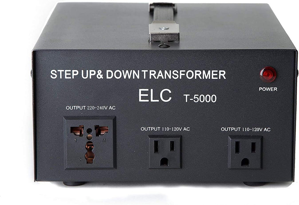 3000-Watt Voltage Converter Transformer 110V/220V with Circuit Breaker Protection L80404