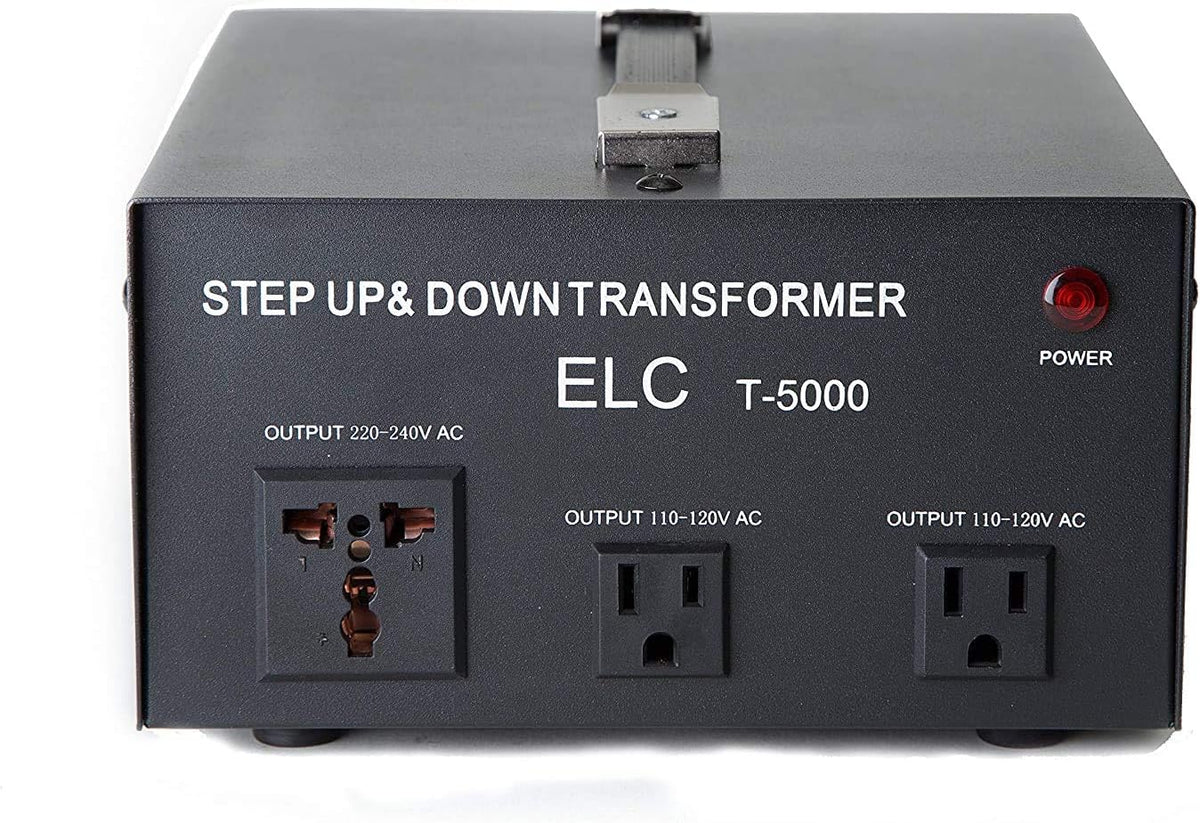 3000-Watt Voltage Converter Transformer 110V/220V with Circuit Breaker Protection L80404