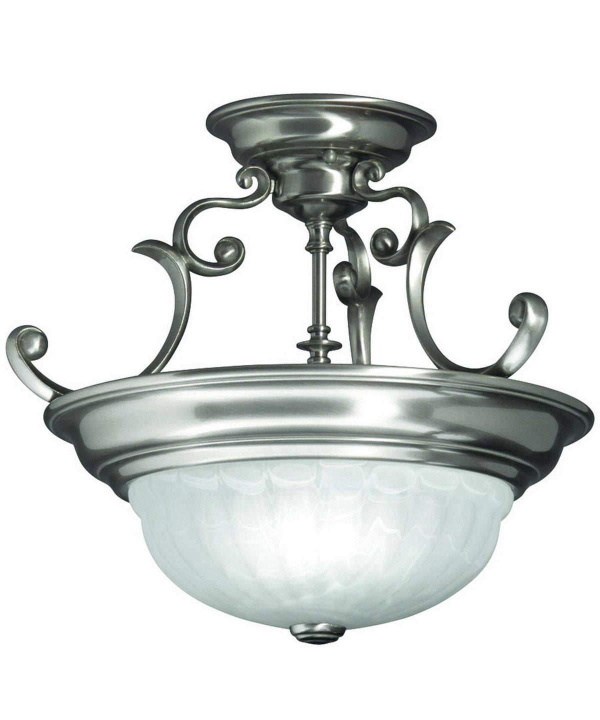 Semi-Flush Mount Light Satin Nickel T747