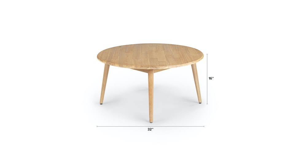 32x22 Round Acacia Coffee Table K70388