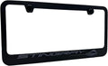 Black License Plate Frame with Fish Logo Pack of 2 L49946