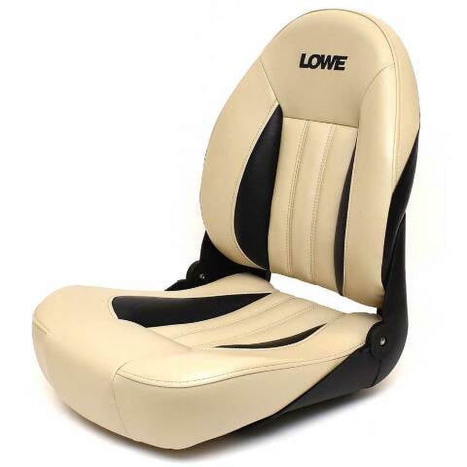 Beige Black Folding Fishing Seat 24 x 18 x 20 Inch N845