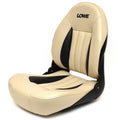 Beige Black Folding Fishing Seat 24 x 18 x 20 Inch N845