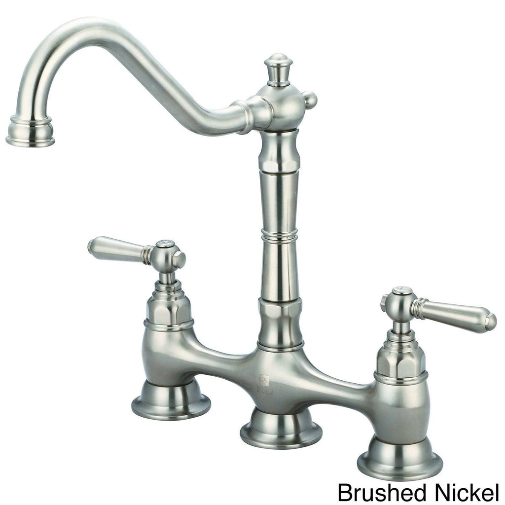 Two-Handle Bridge Kitchen Faucet V648713