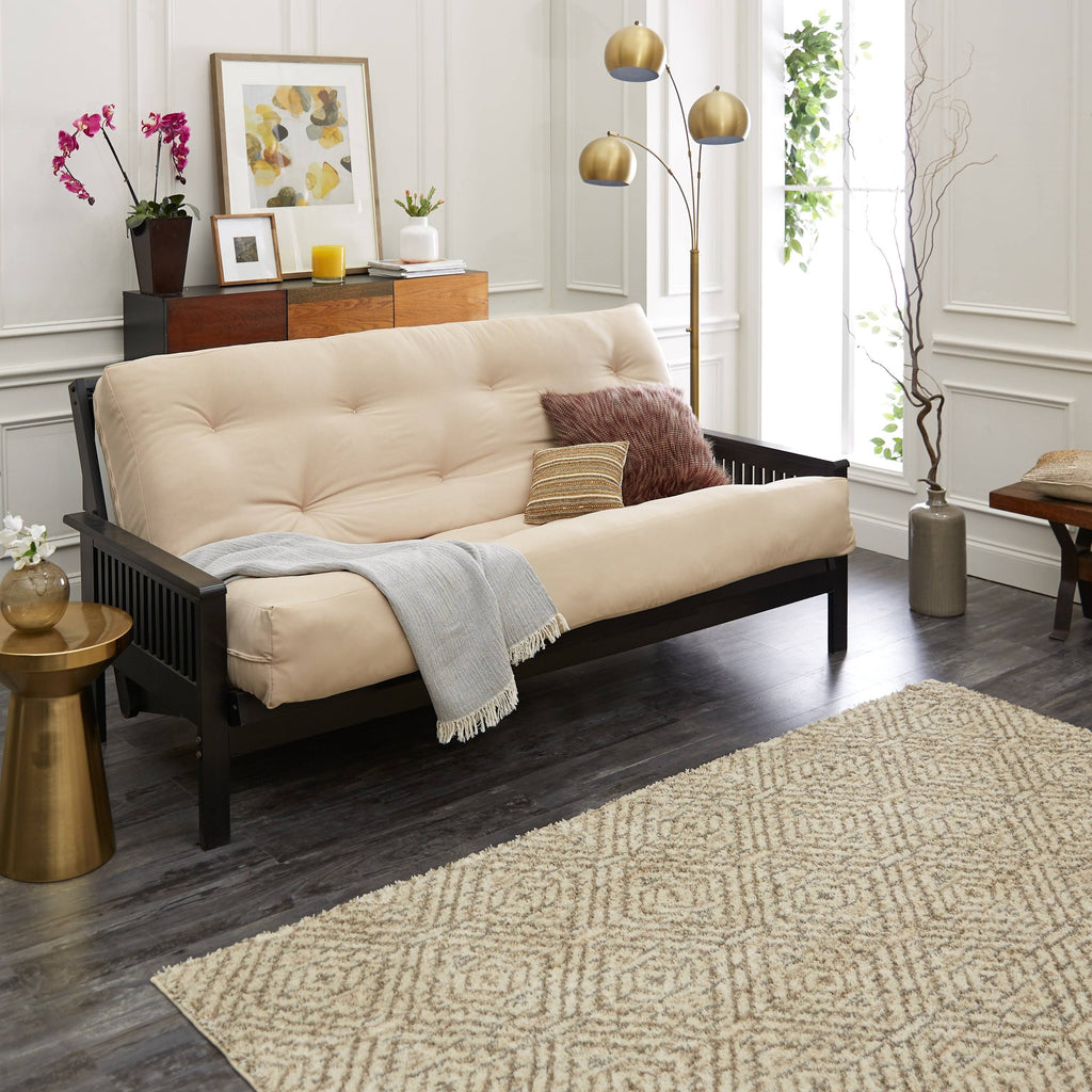 Black Suede Futon Mattress G733353