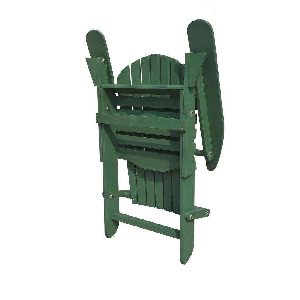 Set of 2 Folding Adirondack Chair Sea Green X298