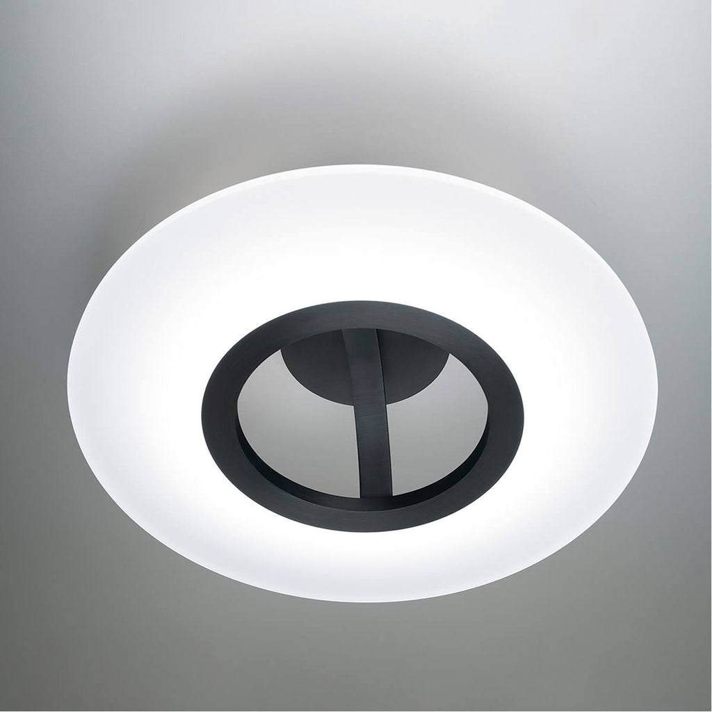 Black LED Semi-Flush Mount B985523