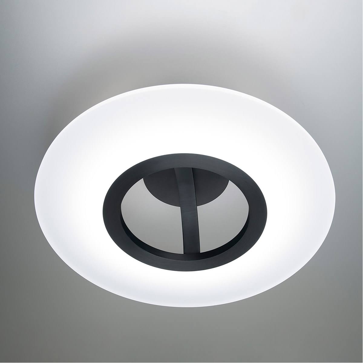 Black LED Semi-Flush Mount B985523
