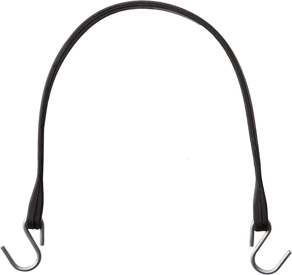 Pack of 25 41 inch Rubber Bungee Cords with Metal S Hooks D644