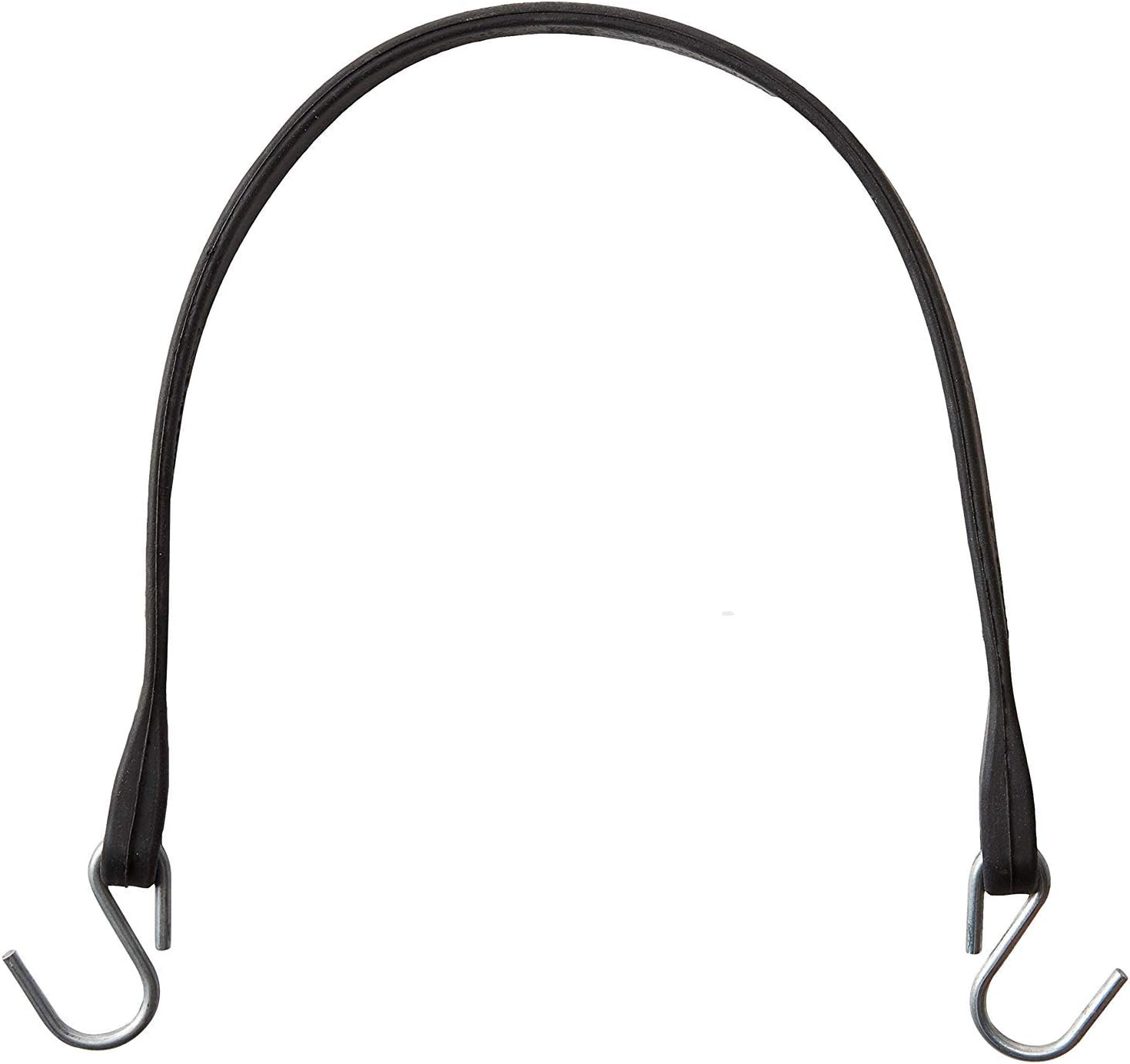 Pack of 25 41 inch Rubber Bungee Cords with Metal S Hooks D644