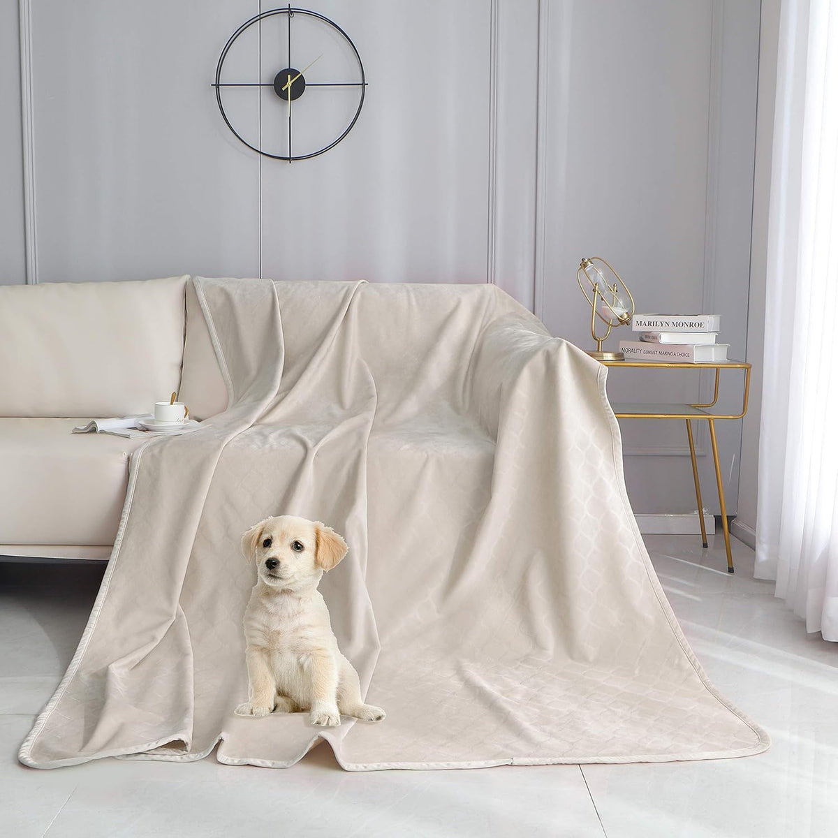 Waterproof Dog Blanket Bed Cover Crystal Velvet Plush Pet Blanket A9259