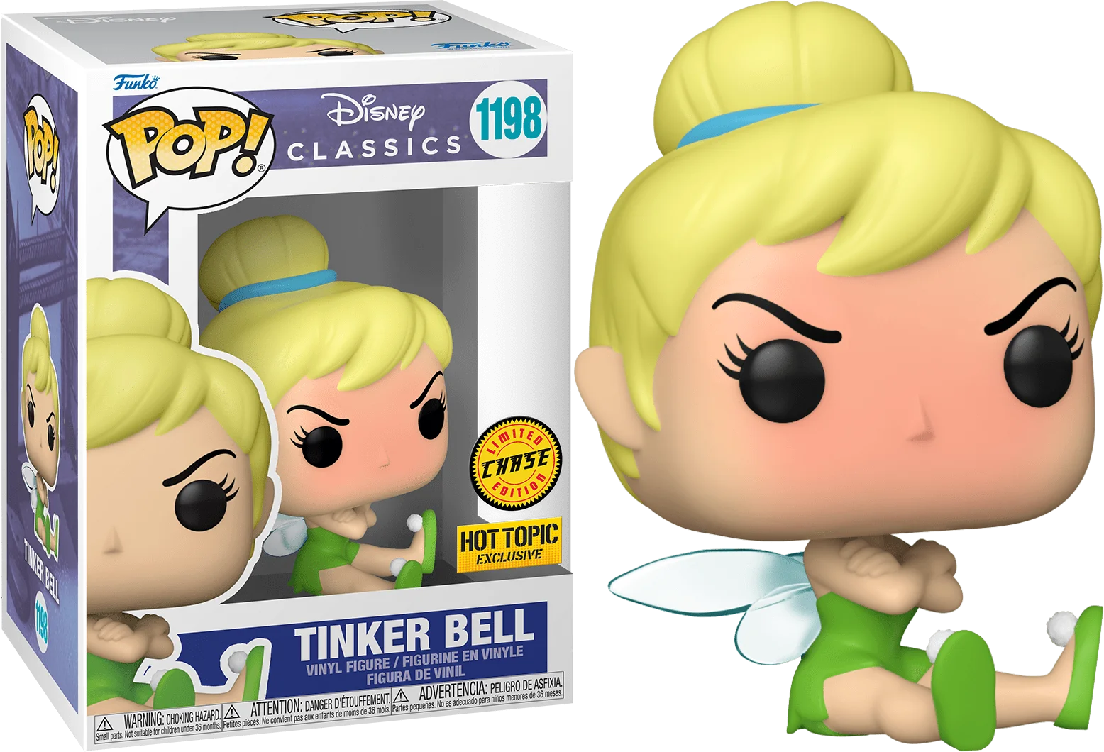 Tinker Bell Red Face Pop! Vinyl Figure W798