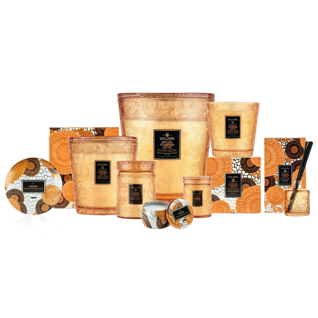 Spiced Pumpkin Latte 3 Wick Hearth Candle U48537