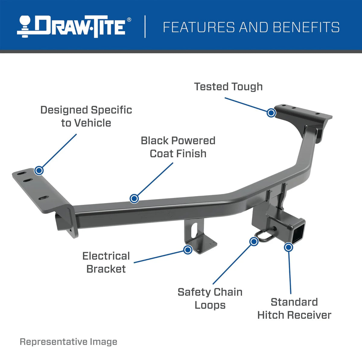 Class IV Trailer Hitch, 2" Receiver N780