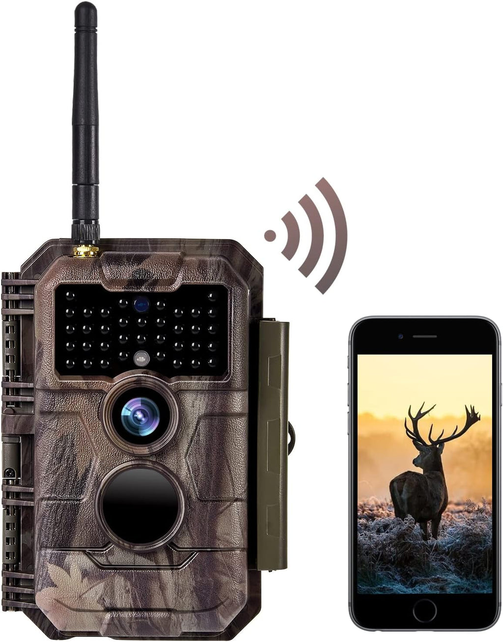 32MP 1296P Wireless Trail Camera with Night Vision L7210