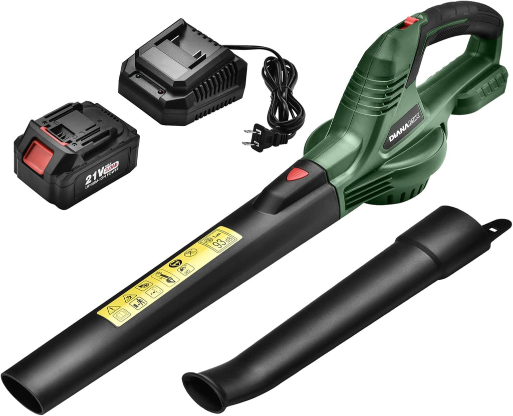 Cordless Electric Leaf Blower with Battery and Charger J61325