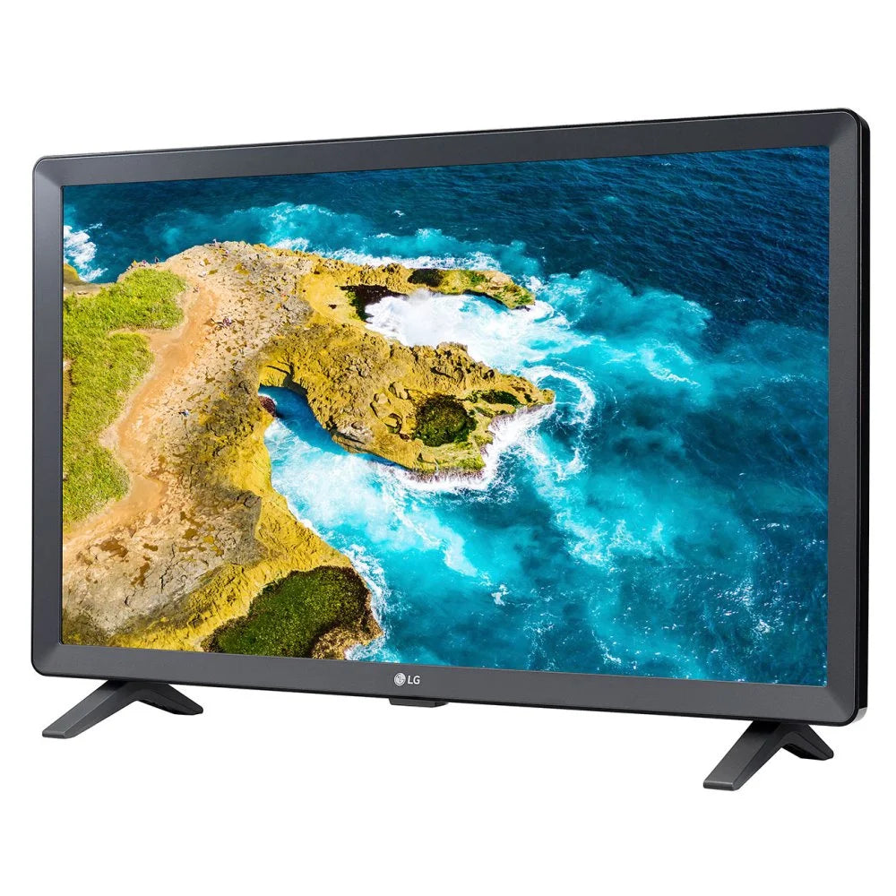 24 inch Class LED HD Smart TV with webOS Bundle with 6FT 4K HDMI 2.0 Cable, 6-Outlet Surge Adapter with Night Light and 1 YR CPS Enhanced Protection Pack B921