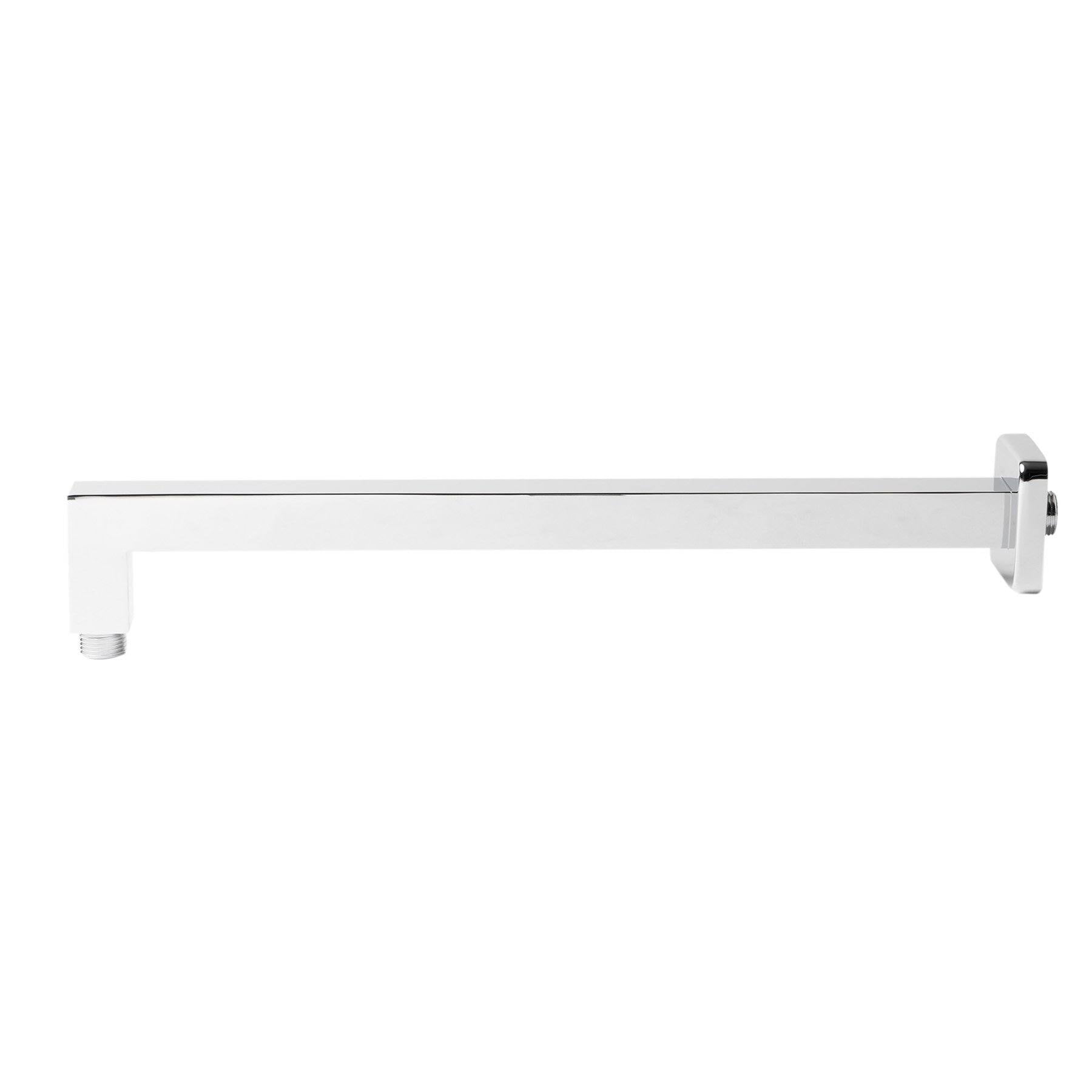 Polished Chrome Square Wall Shower Arm O5951