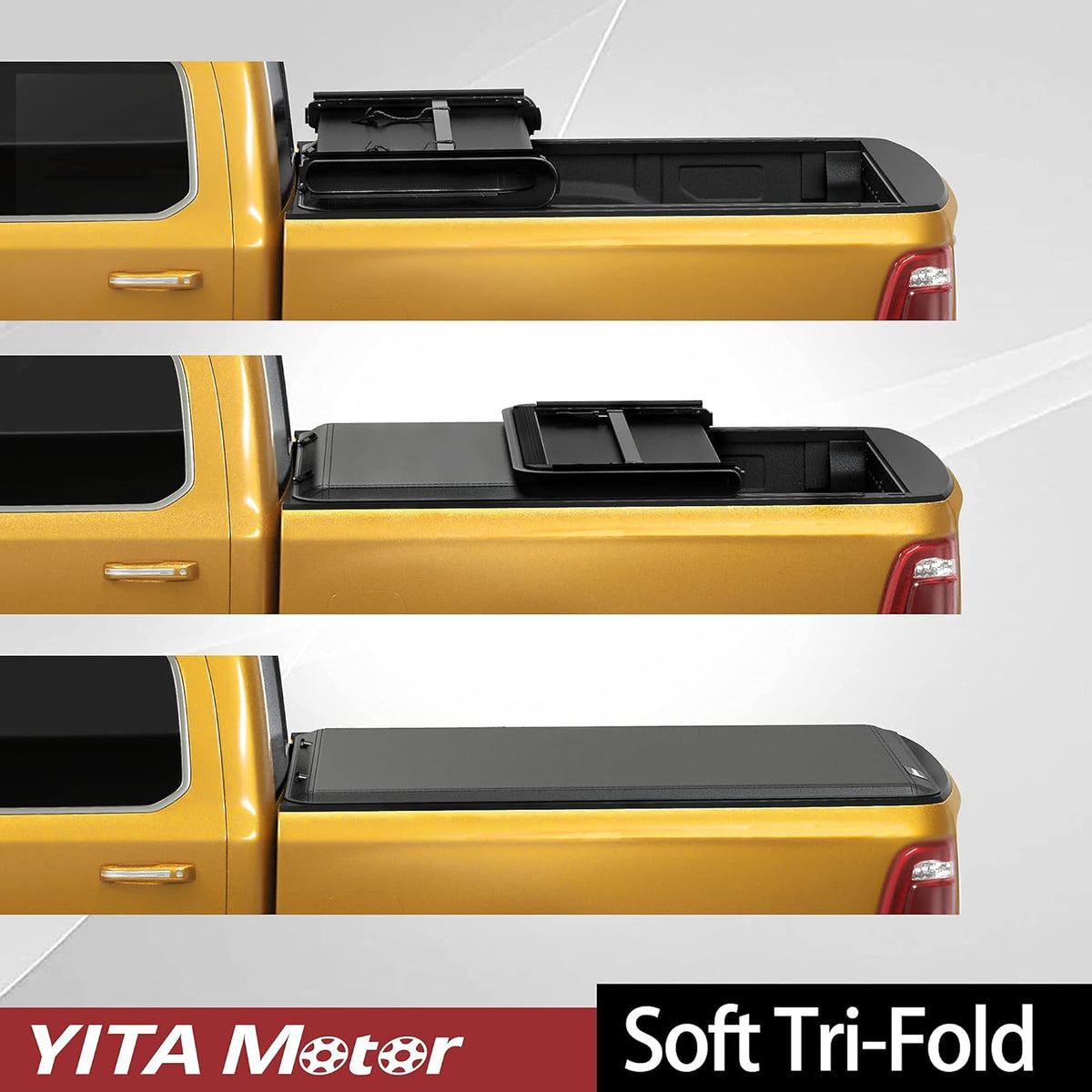 Soft Tri Fold Truck Bed Tonneau Cover A4086