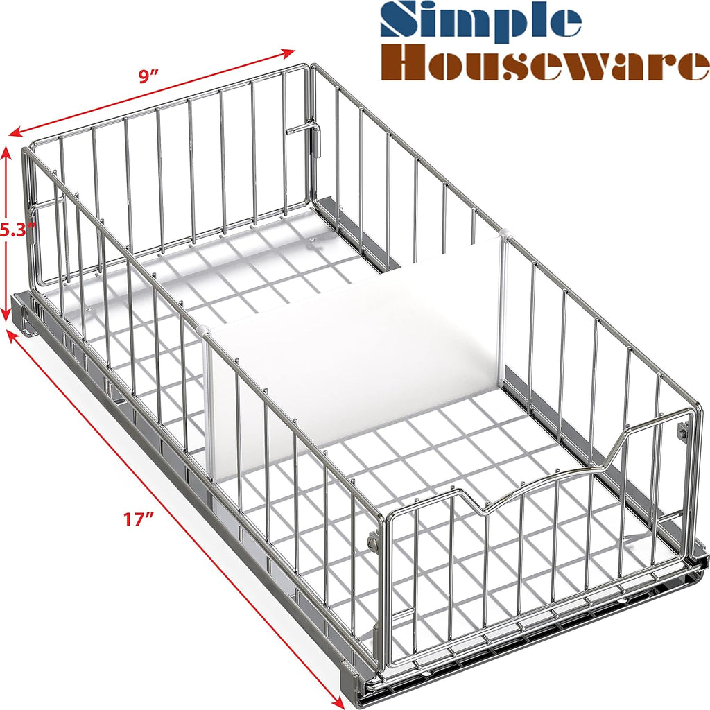 Pull Out Cabinet Sliding Basket Pack of 2 S986083