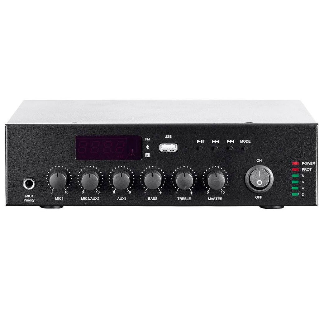 60W 3CH 100/70v Mixer Amp with Bluetooth Connection R94415