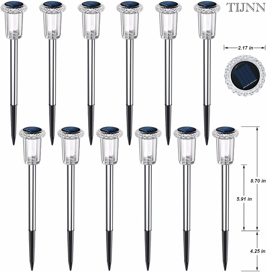 12 Packs Solar Sidewalk Lights W653