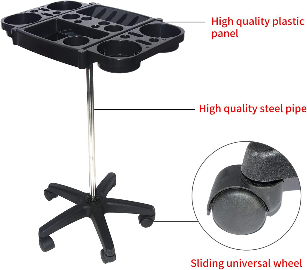 Rolling Salon Tray Cart with Wheels L800