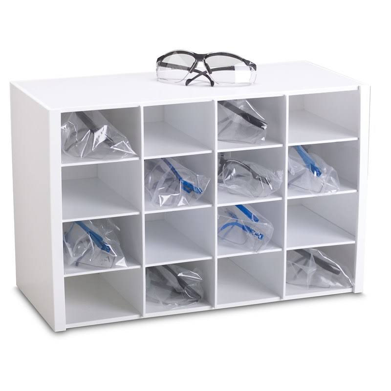 16 Compartment Safety Glasses Holder B9742