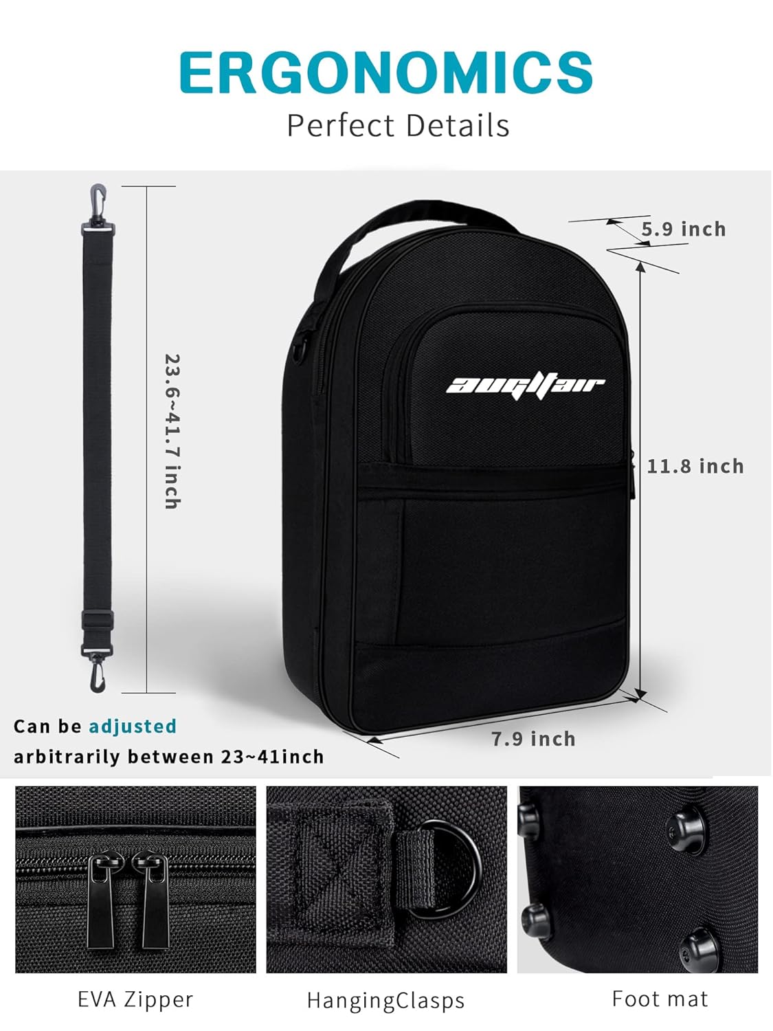 VR Carrying Case for Oculus Quest 2, Hard Storage Bag Q2147