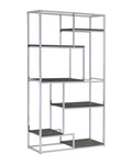 Chrome 6 Shelf Bookcase Q34696