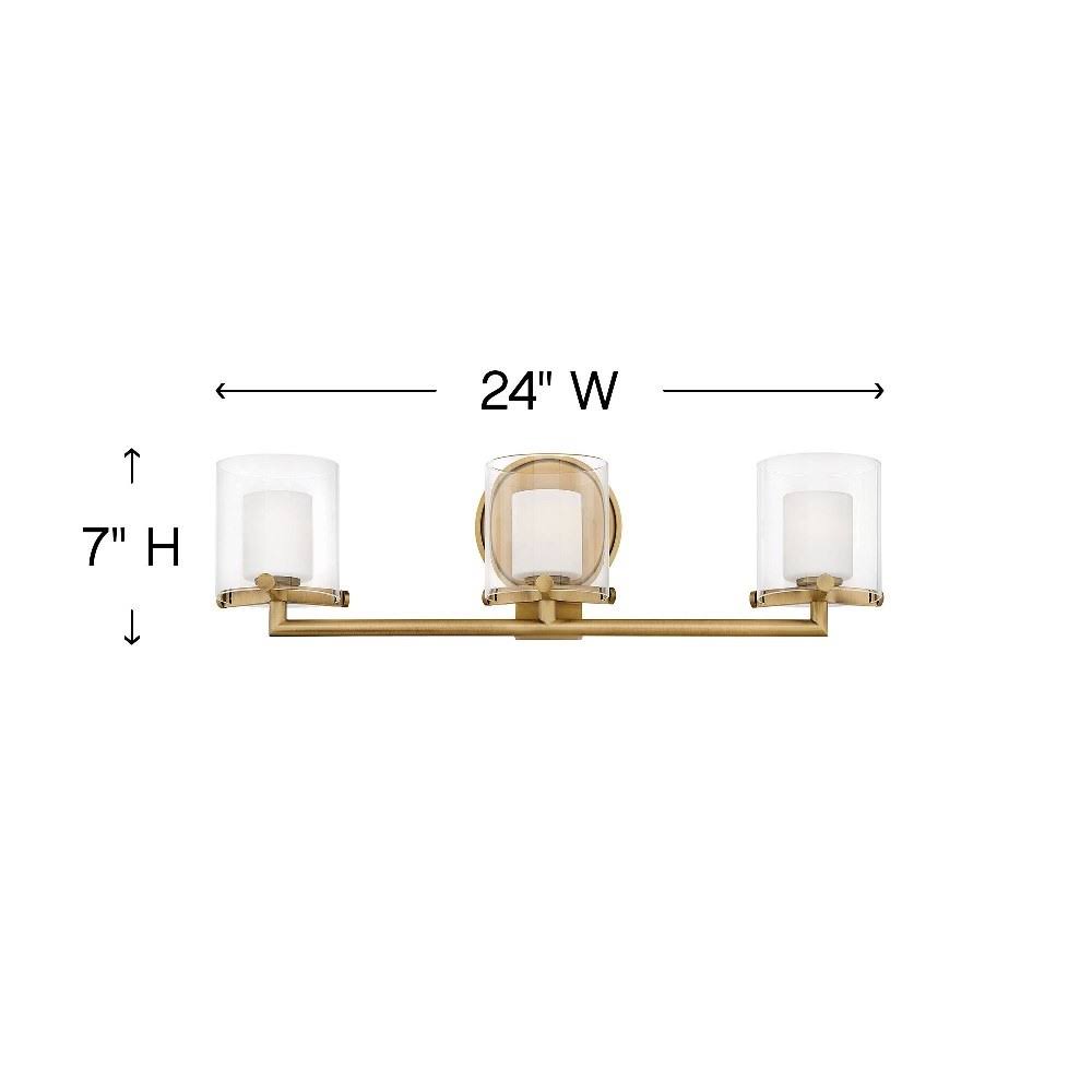 Heritage Brass 3 Light Bath N103373