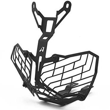Black Stainless Steel Mesh Headlight Guard J302