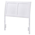 Twin Sleigh Headboard in White W434