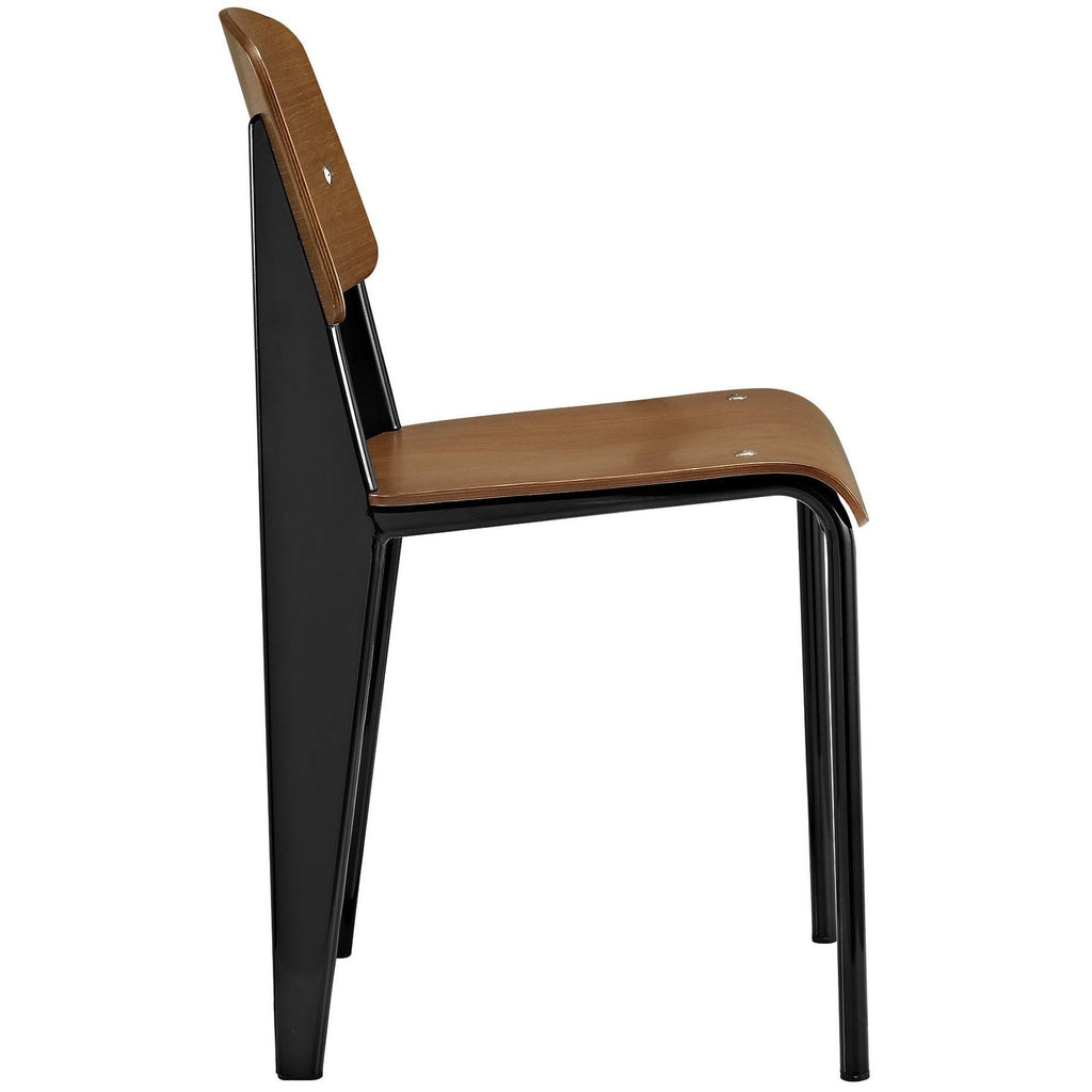 Walnut Black Dining Side Chair X167906