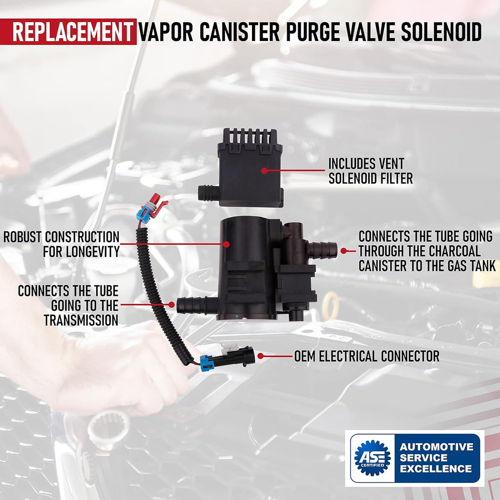 Vapor Canister Purge Valve Solenoid Pack of 2 T9507