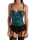 Victorian Lace Bustier And Thong Set W8774