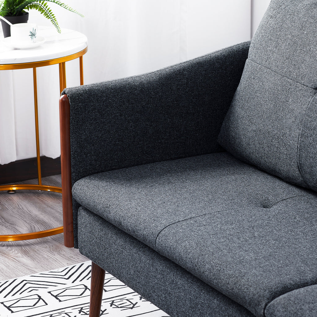 Blue 3 Seater Sofa, 74 Inch S15175